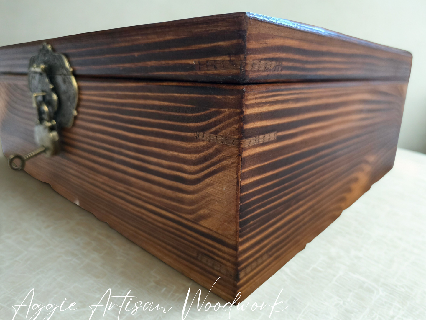 Handcrafted Personalised Wooden Keepsake Box – Luxury Memory Box Made to Order