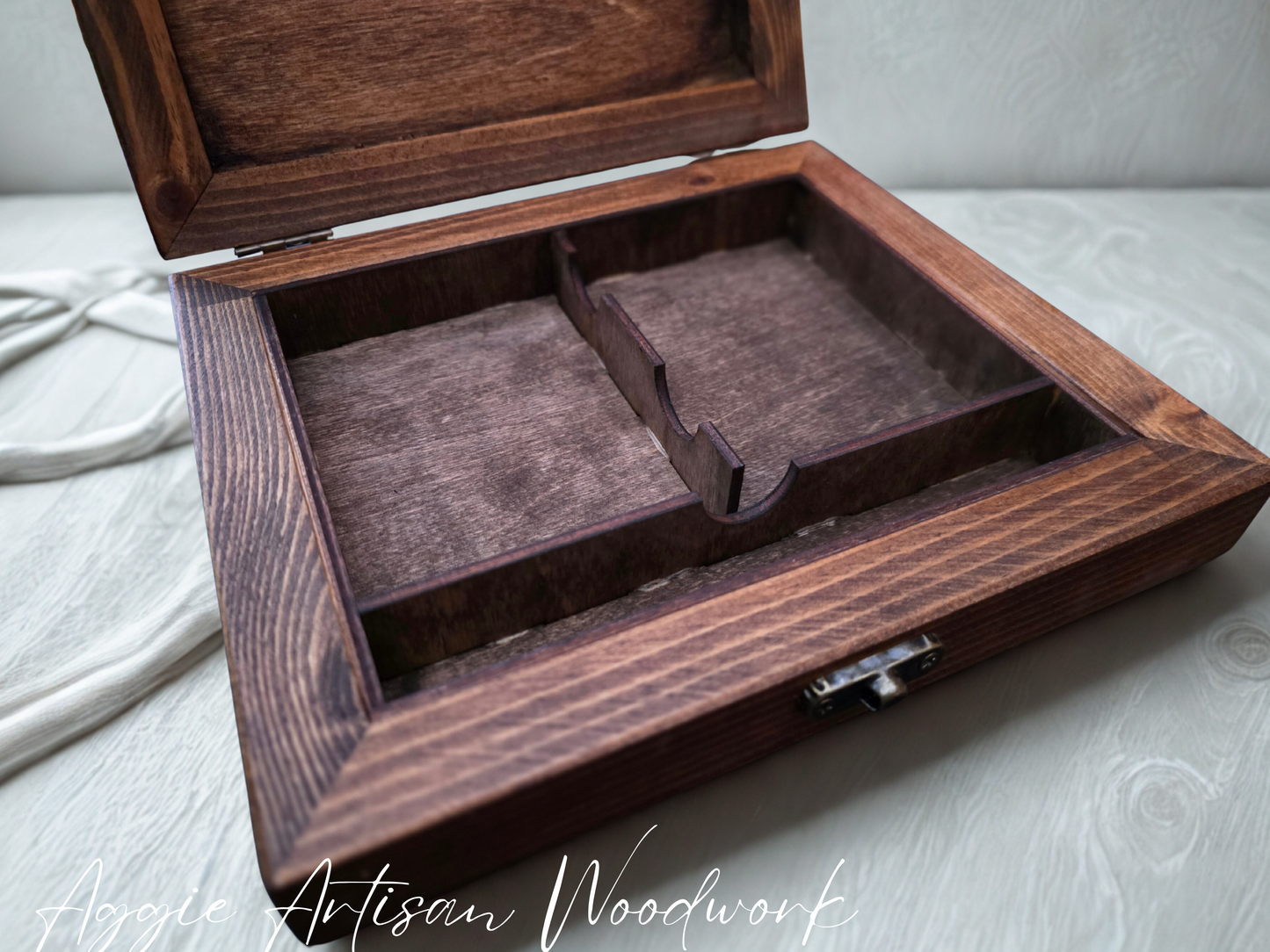 Personalised Wooden Playing Card & Dice Box – Handcrafted Luxury Storage