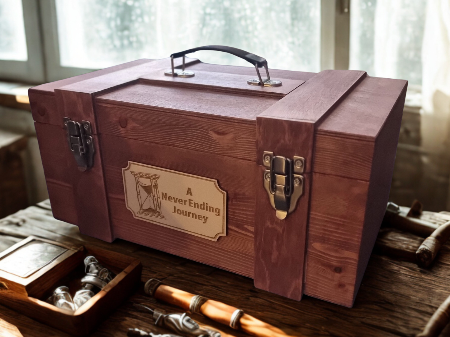 Luxury Personalised Wooden Keepsake Box – Handmade Memory & Gift Chest