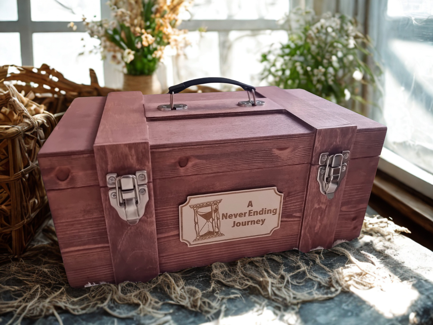 Luxury Personalised Wooden Keepsake Box – Handmade Memory & Gift Chest