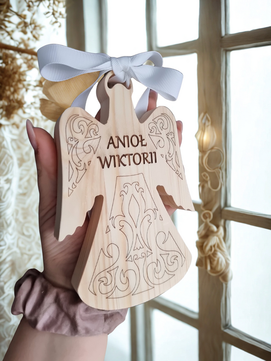 Wooden Guardian Angel — Personalised Keepsake
